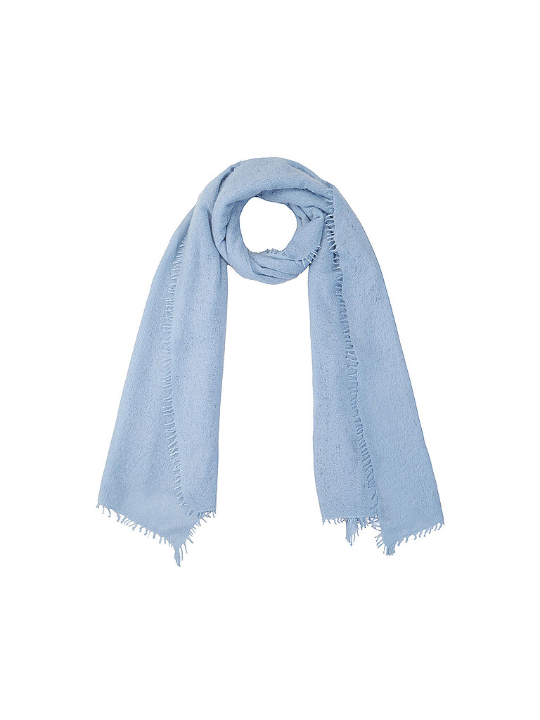 Écharpe en cachemire bleu clair