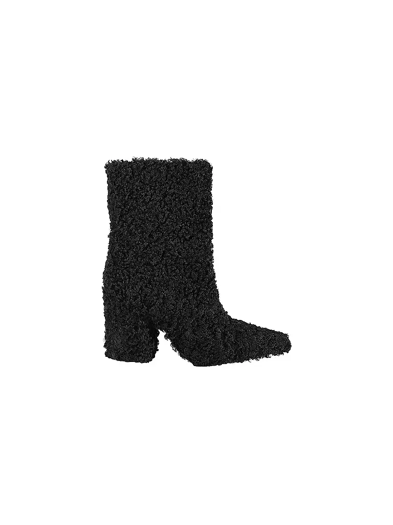 MSGM | Bottes aspect fourrure | schwarz
