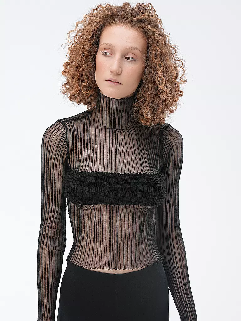 MSGM | Langarmshirt | Noir