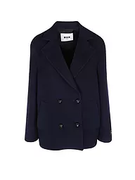 MSGM | Manteau en laine | Bleu foncé