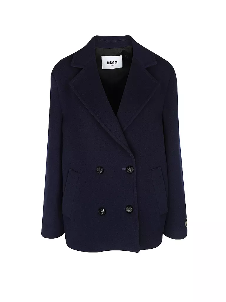 MSGM | Manteau en laine | dunkelblau