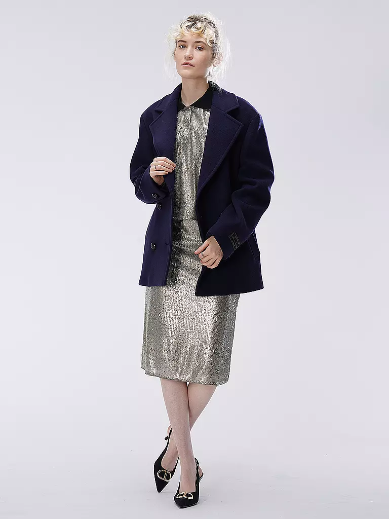 MSGM | Manteau en laine | dunkelblau