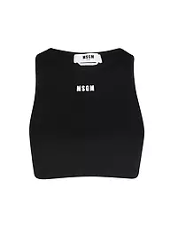 MSGM | Top Cropped Fit | Noir