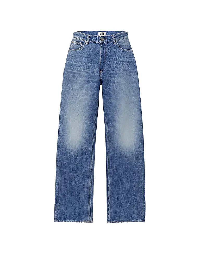 MUD JEANS | Jeans Coupe Droite CLEO | grau