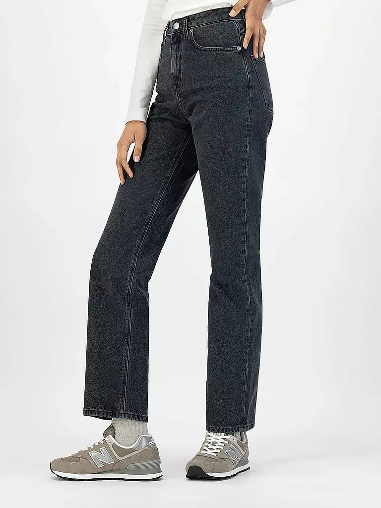 MUD JEANS | Jeans Straight RELAX ROSE | Noir