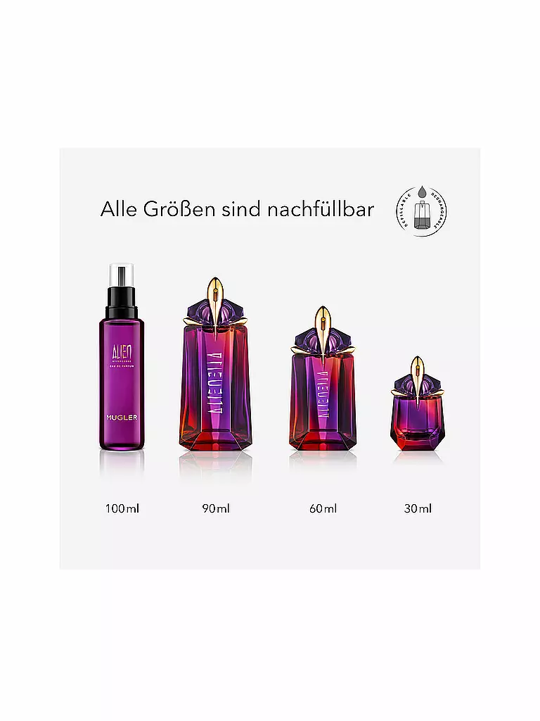 MUGLER | Alien Hypersense Eau de Parfum 100 ml Flacon Recharge | 