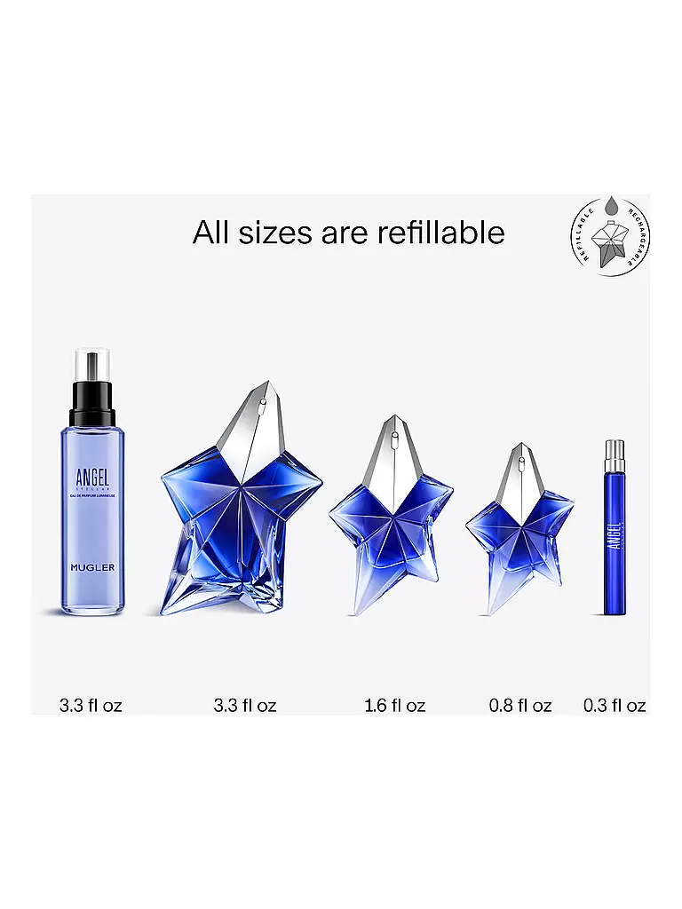 MUGLER | Angel Stellar Eau de Parfum Recharge 100 ml | 