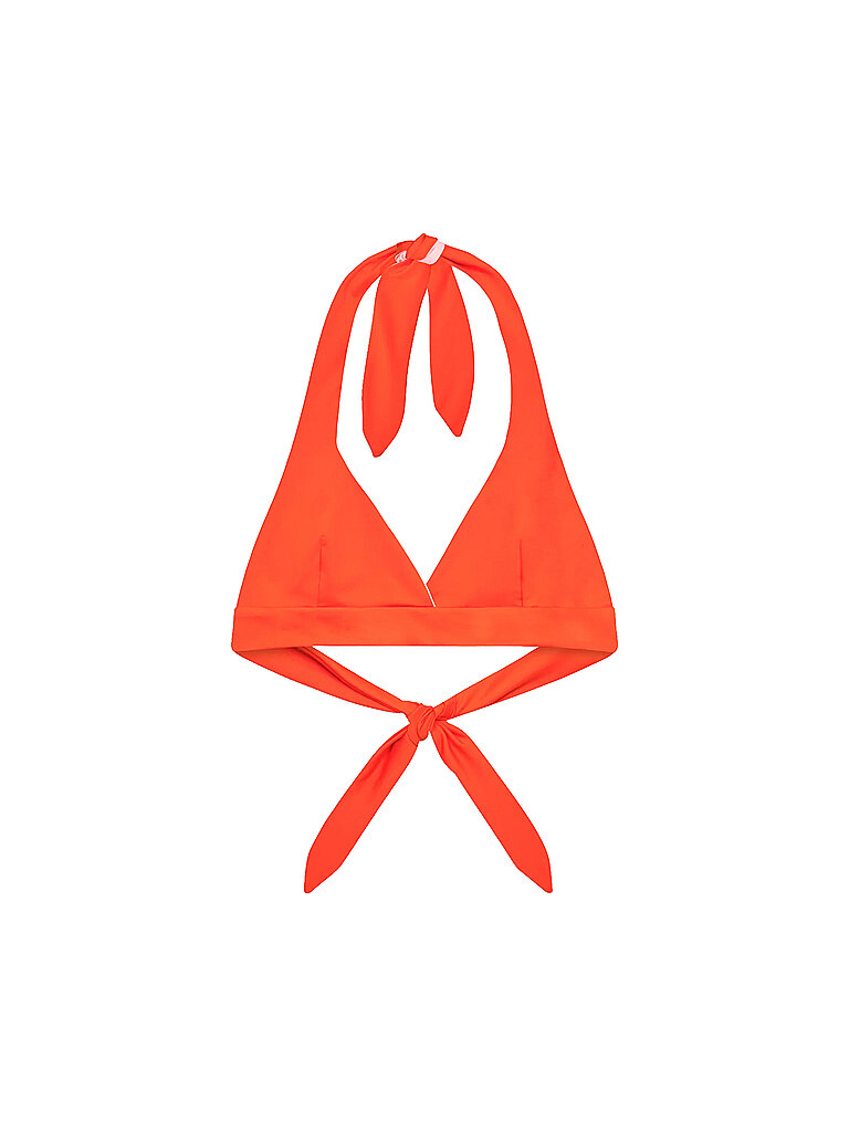 Haut de bikini dos nu corail S