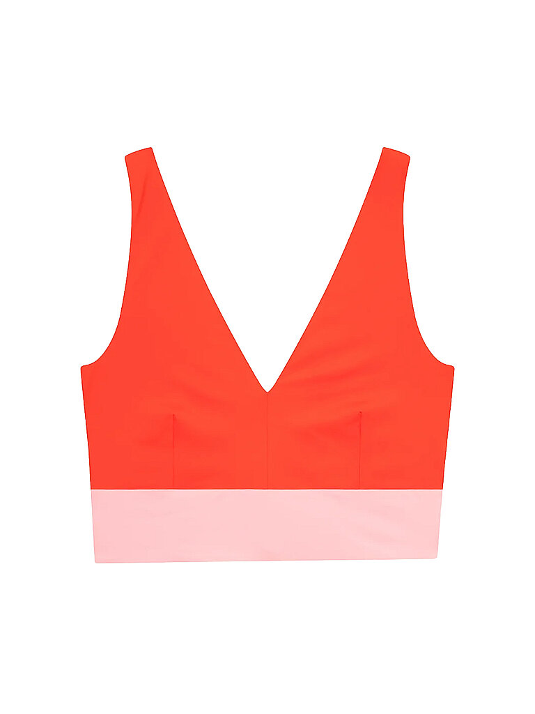 Haut de bikini de yoga corail XL