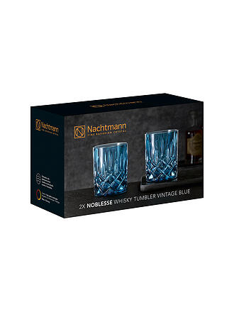 NACHTMANN | Verre à whisky, lot de 2, Noblesse Vintage Blue, 295 ml