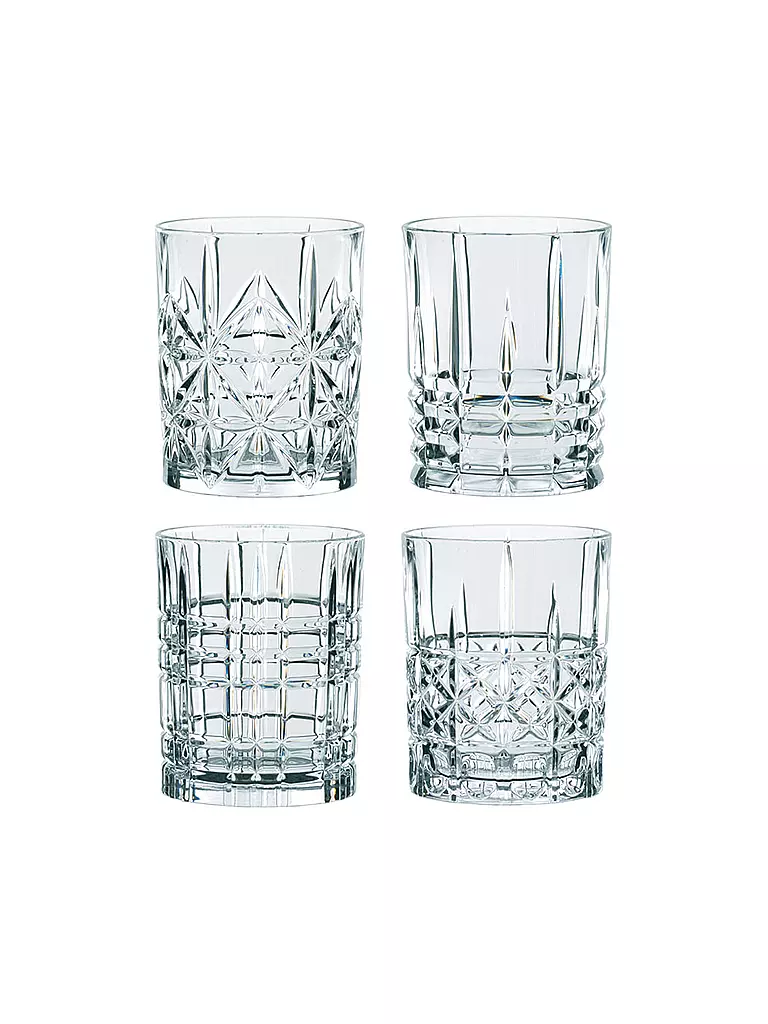 NACHTMANN | Ensemble de 4 gobelets HIGHLAND 345 ml | transparent