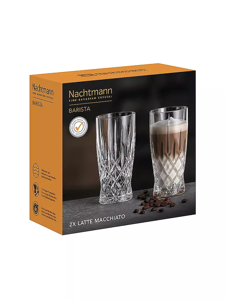 NACHTMANN | Lot de 2 verres à latte macchiato NOBLESSE Barista 350 ml | 