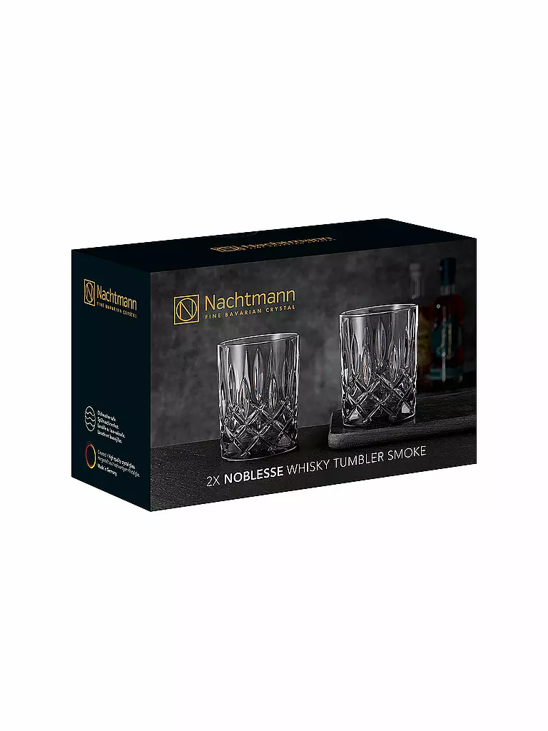 NACHTMANN | Set de 2 verres à whisky Noblesse 295ml | grau