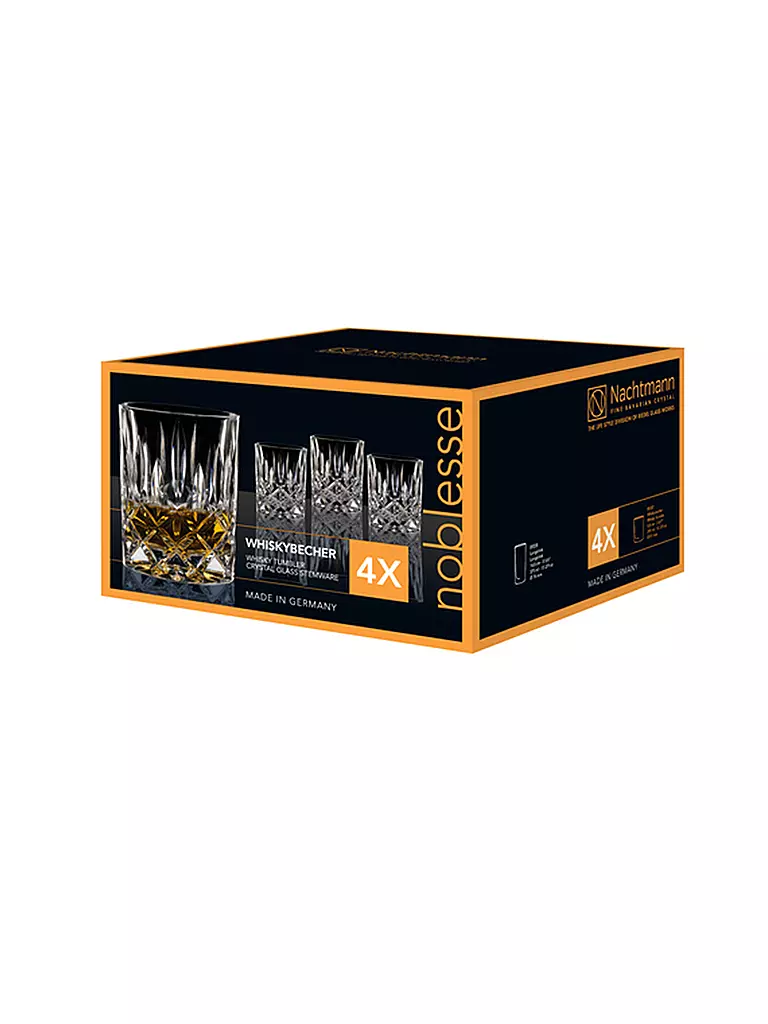 NACHTMANN | Set de 4 verres à whisky NOBLESSE 295ml | 