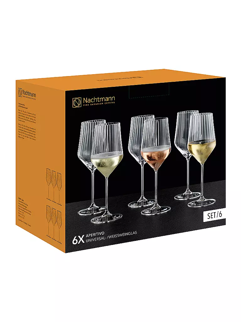 NACHTMANN | Set de 6 verres à vin blanc 490ml APERITIVO | 