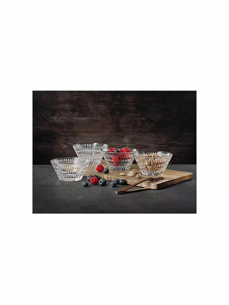 NACHTMANN | Set de bols 4 pièces Ethno 11cm | transparent