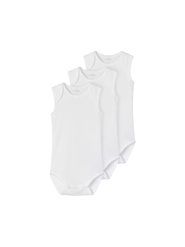NAME IT | Bodies bébé lot de 3 | weiss