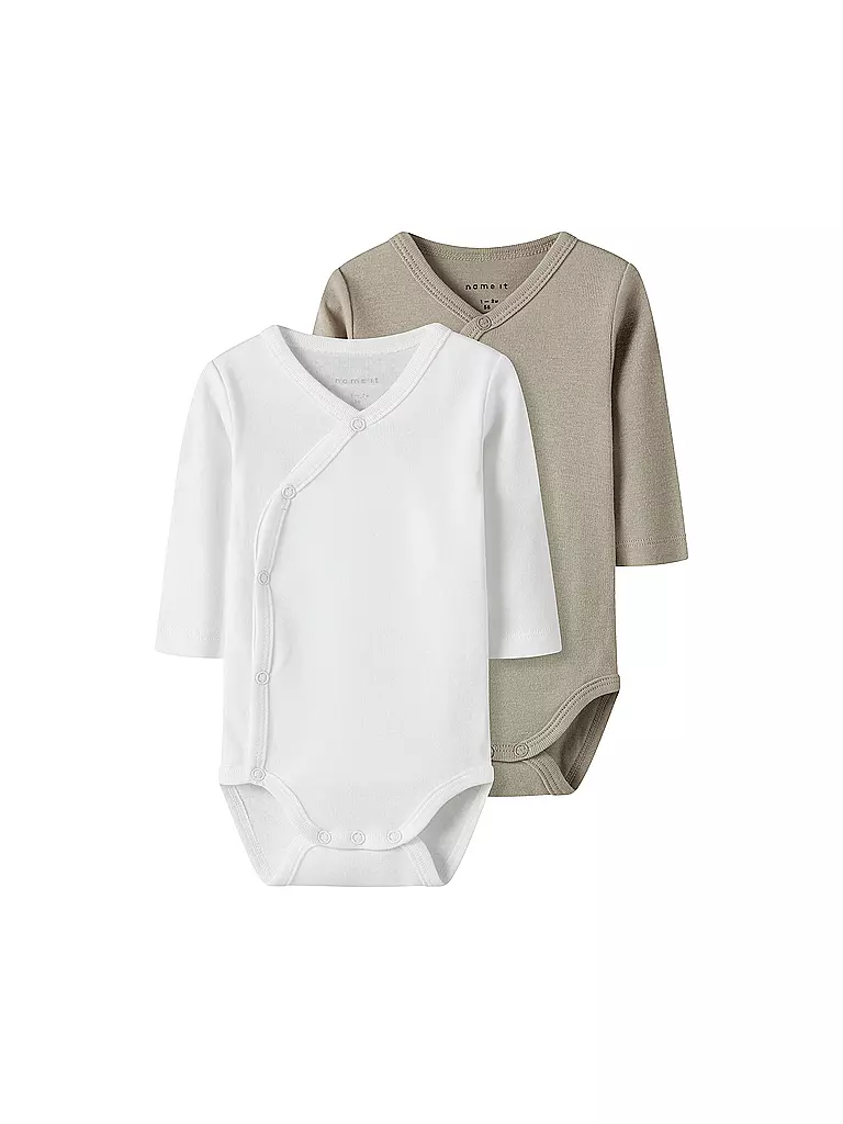 NAME IT | Body bébé lot de 2 NBNBODY | Beige