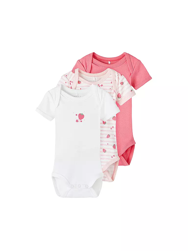 NAME IT | Body bébé lot de 3 NBFBODY | pink