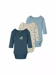NAME IT | Body bébé lot de 3 NBMBODY | Bleu