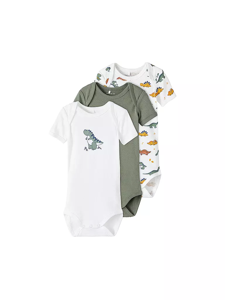 NAME IT | Body bébé lot de 3 NBMBODY | Olive