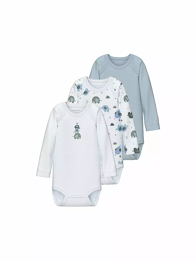 NAME IT | Body bébé lot de 3 NBMBODY | weiss
