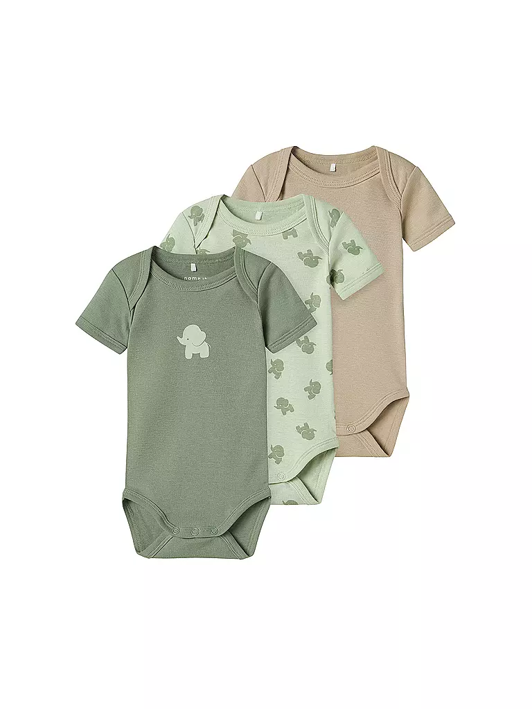 NAME IT | Body bébé NBMBODY lot de 3 | hellgrün