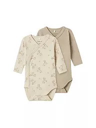 NAME IT | Body bébé NBNBODY lot de 2 | Beige
