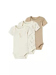 NAME IT | Body bébé NBNBODY lot de 3 | Crème