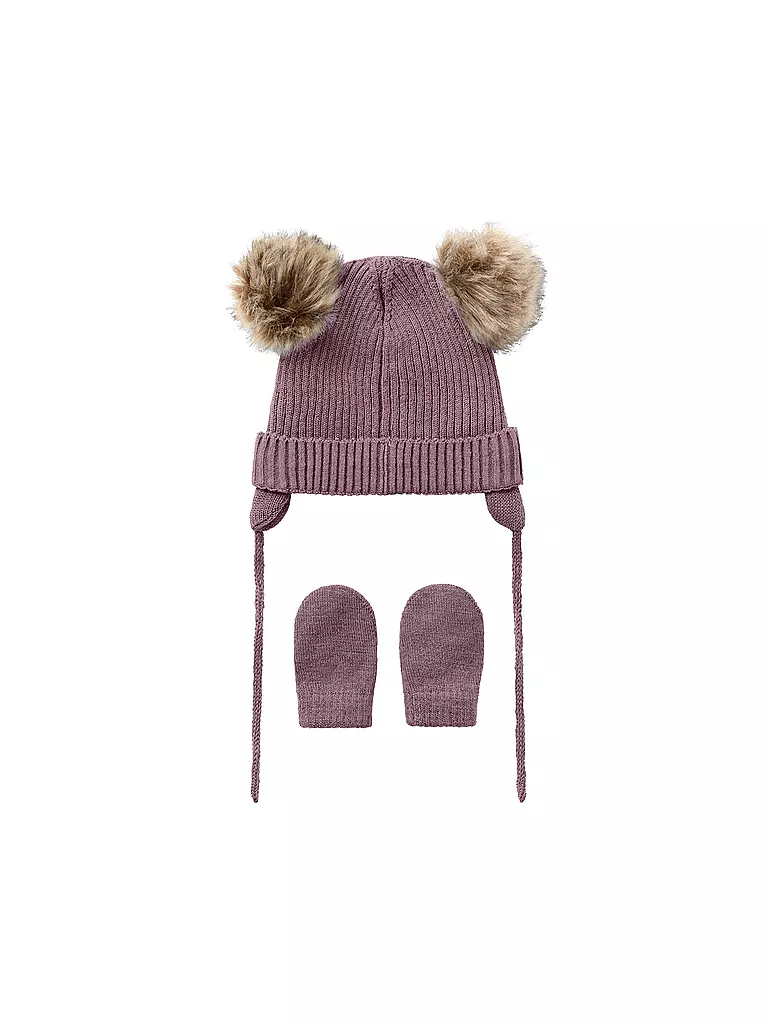 NAME IT | Bonnet pour bébé - Bonnet NBNMARA 2 pièces | beere