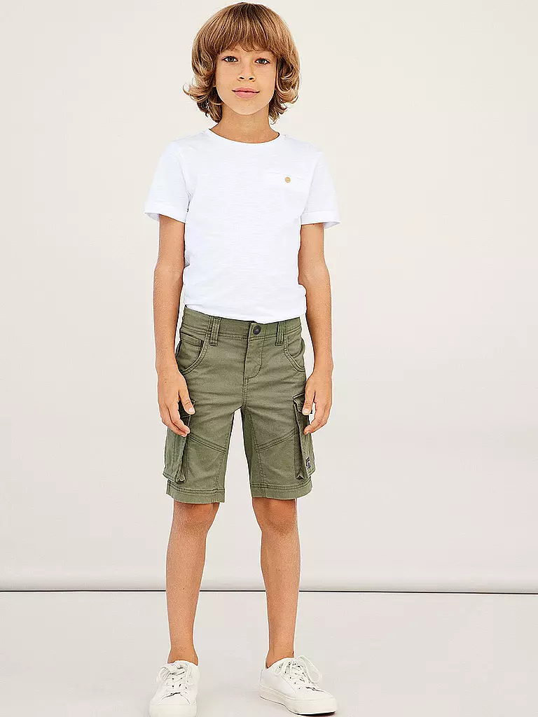 NAME IT | Cargobermuda garçon NKMRYAN TWIBAMGO | olive
