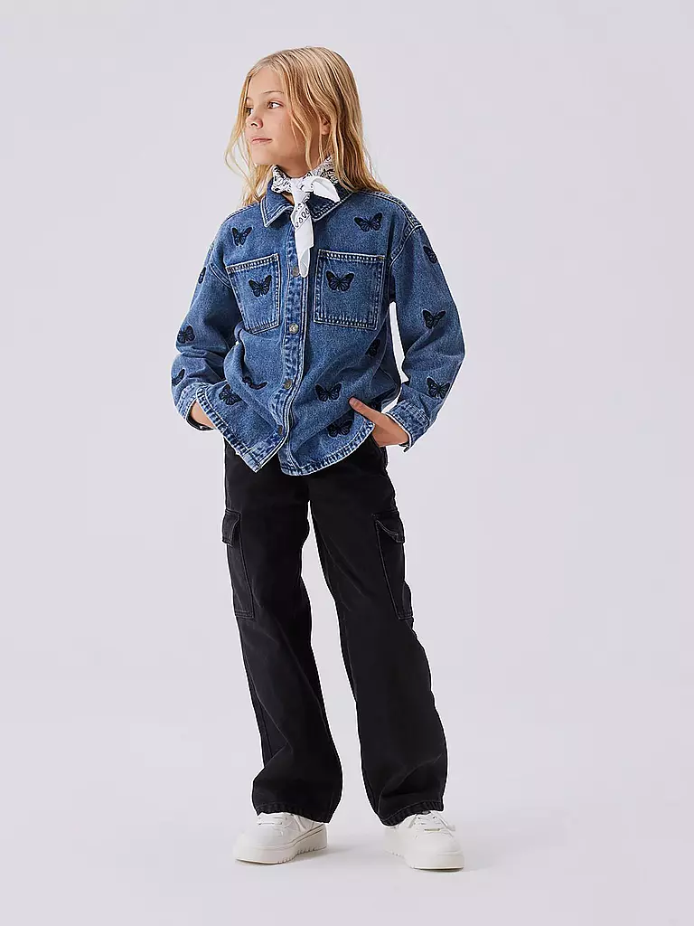 NAME IT | Cargojeans fille NKFROSE | Noir