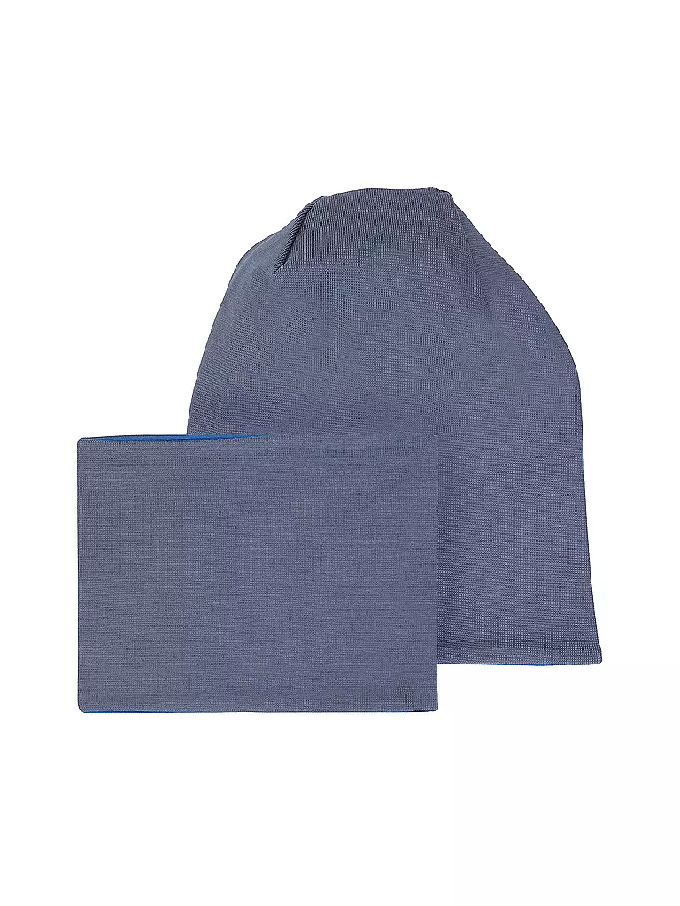 NAME IT | Ensemble bonnet et écharpe pour enfants | blau