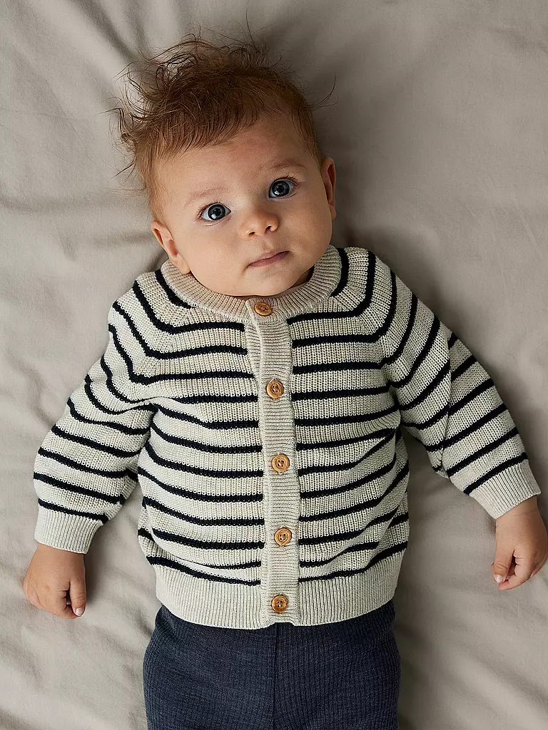 NAME IT | Gilet en tricot pour bébé NBMMAST | Crème
