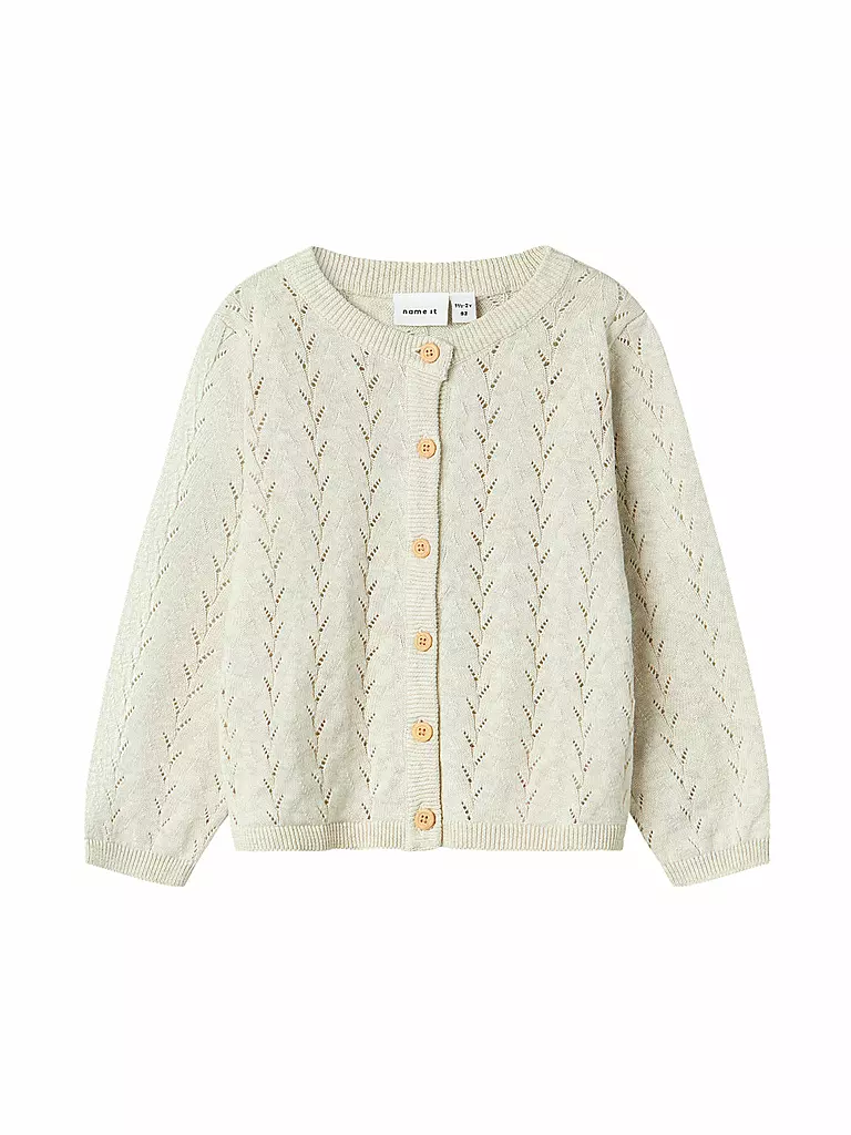 NAME IT | Gilet en tricot pour bébé NMFBANNI | beige