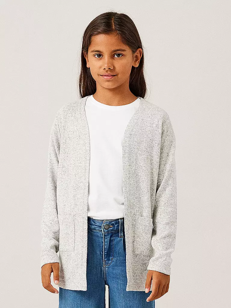 NAME IT | Gilet en tricot pour fille NKFVICTI | Gris