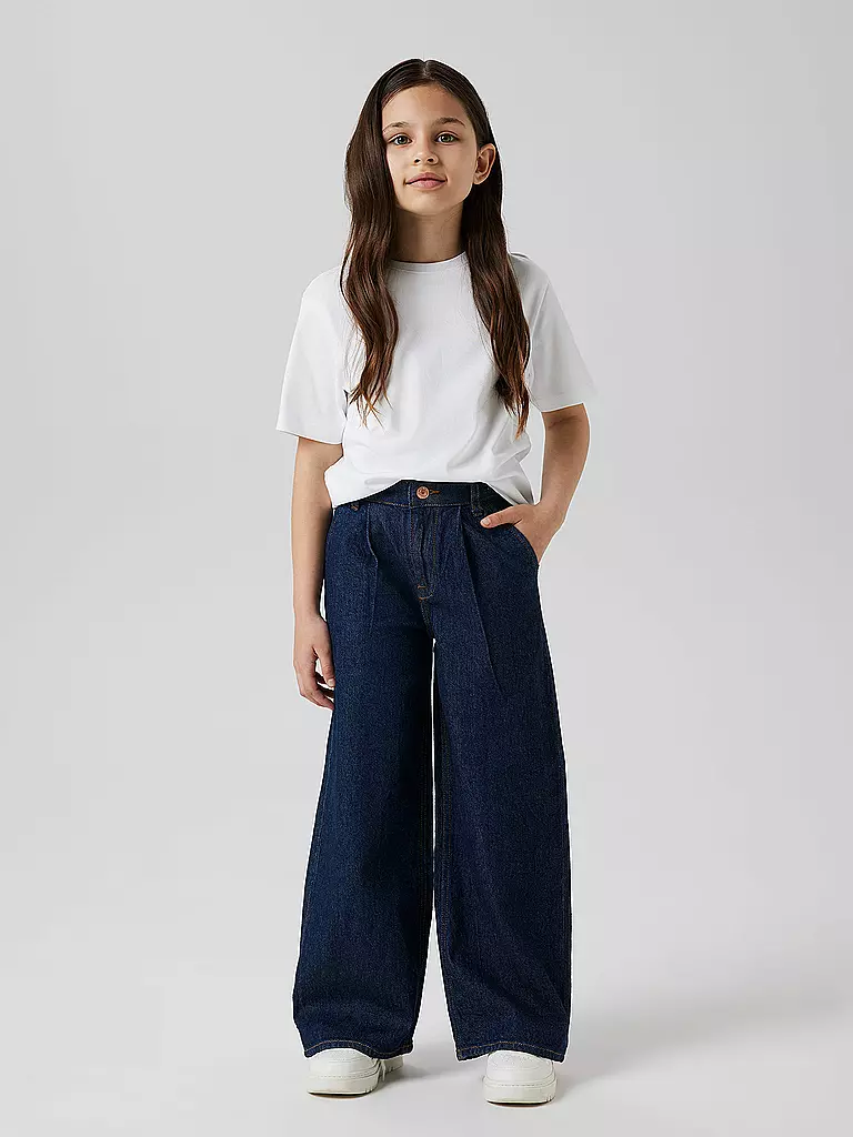 NAME IT | Jeans Regular Fit NKFBELLA pour fille | Bleu foncé