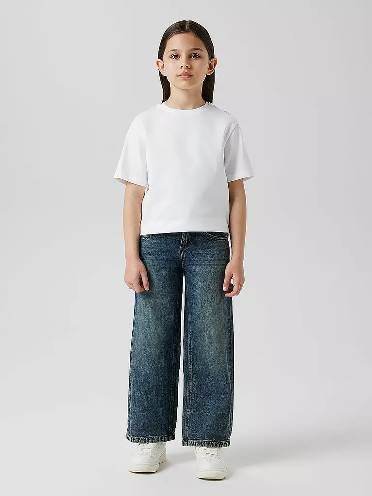 NAME IT | Jeans Wide Fit NKFROSE pour fille | dunkelblau