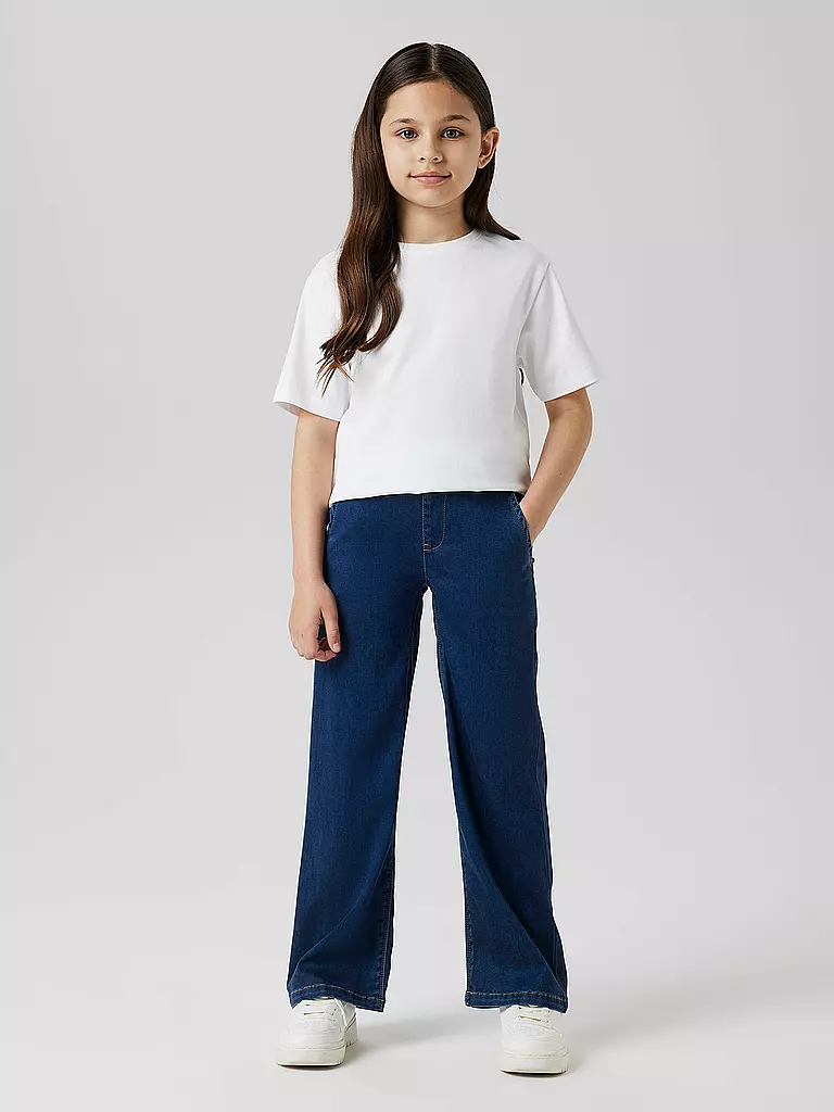 NAME IT | Jeans Wide Fit NKFSALLI pour fille | dunkelblau
