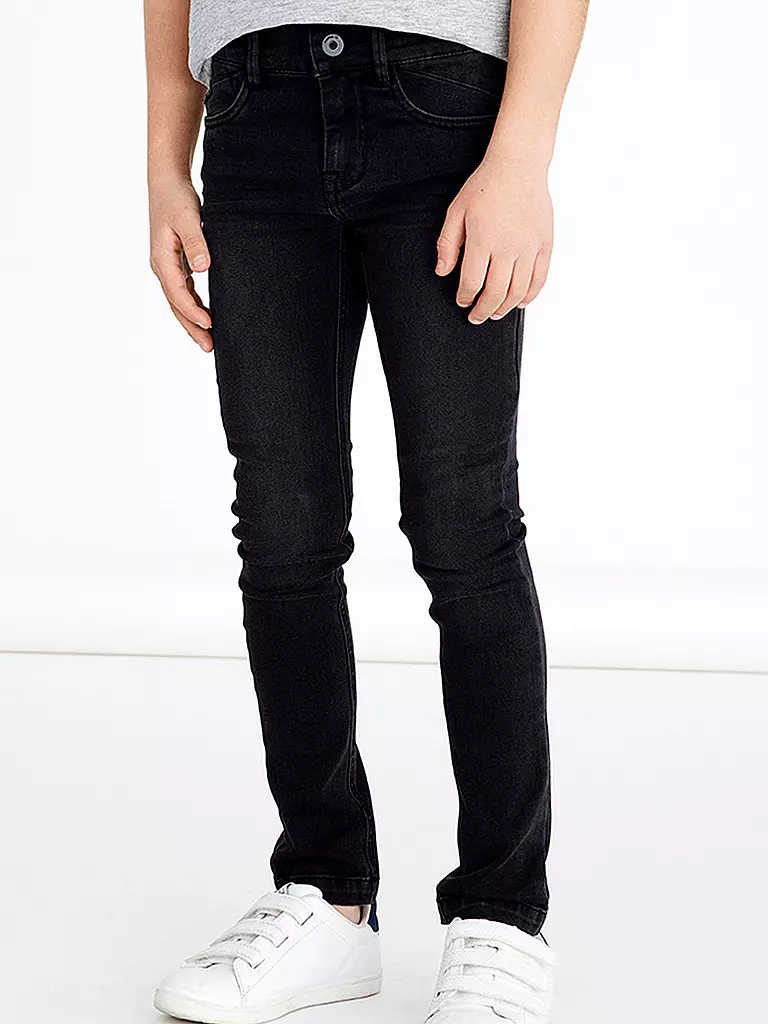 NAME IT | Jungen Jeans Skinny Fit NKMPETE  | Noir
