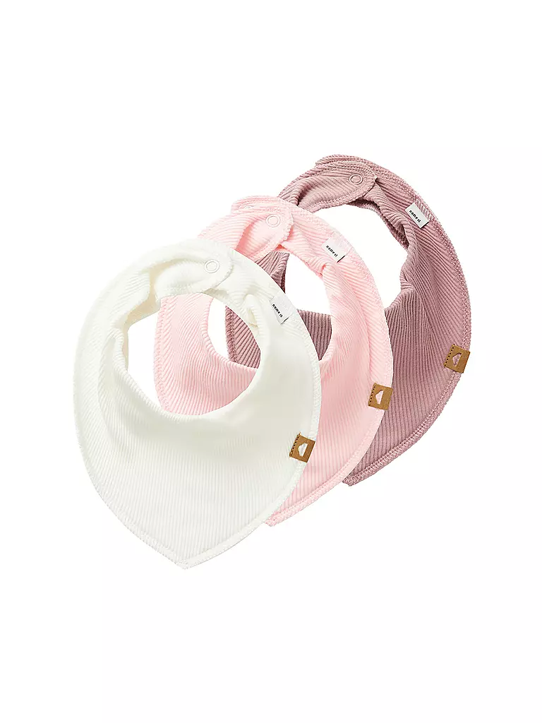 NAME IT | Lot de 3 bavoirs pour bébé NBNYVETTI | rosa