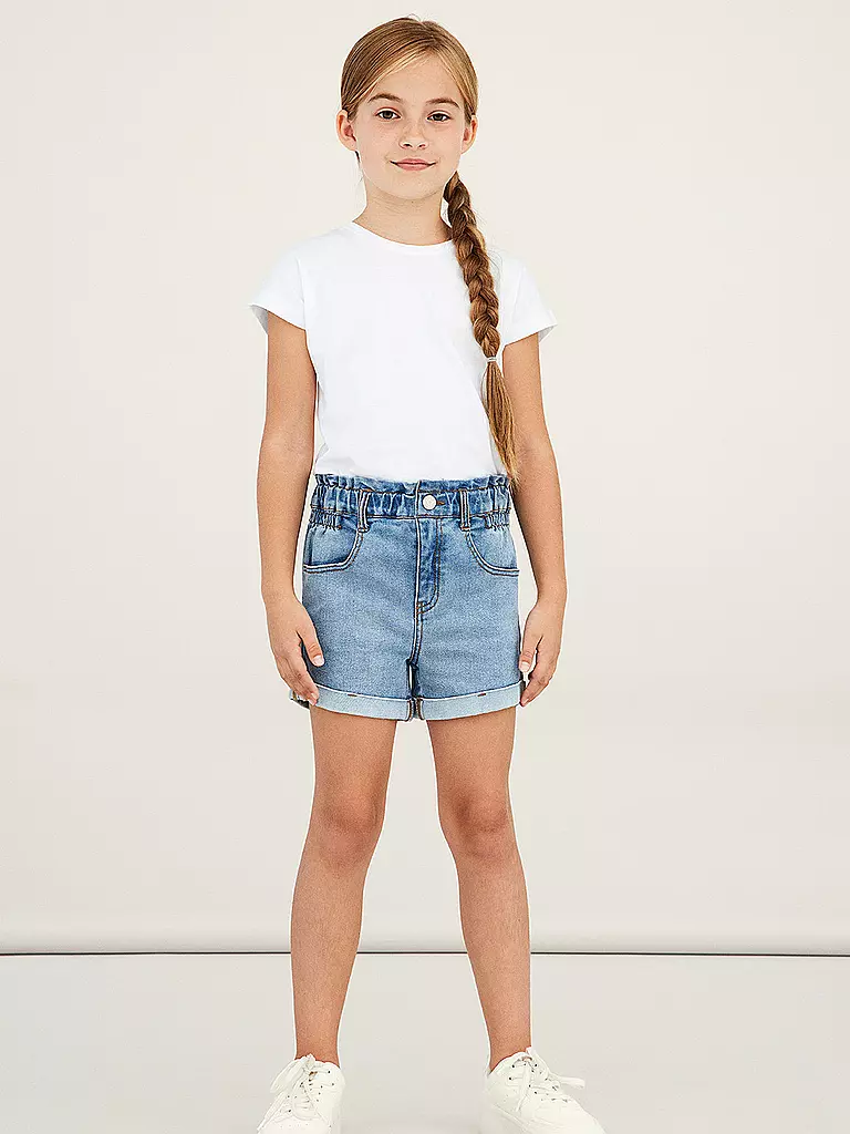 NAME IT | Mädchen Jeans Shorts NKFBELLA DNMTAZZA | Bleu