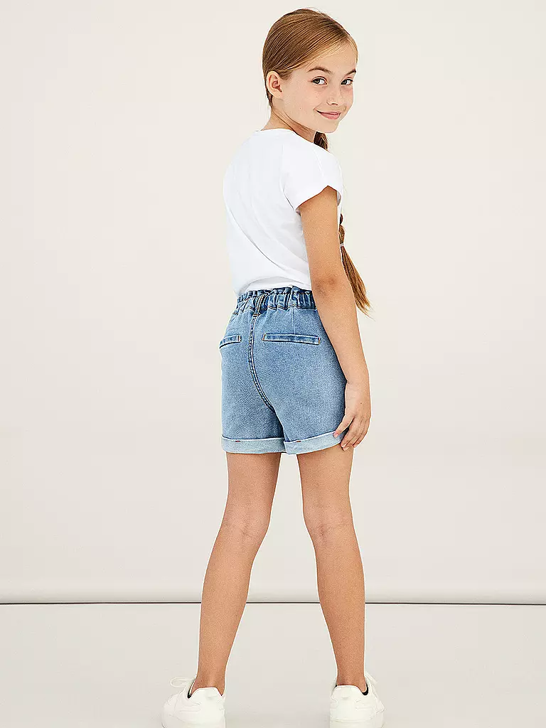 NAME IT | Mädchen Jeans Shorts NKFBELLA DNMTAZZA | Bleu