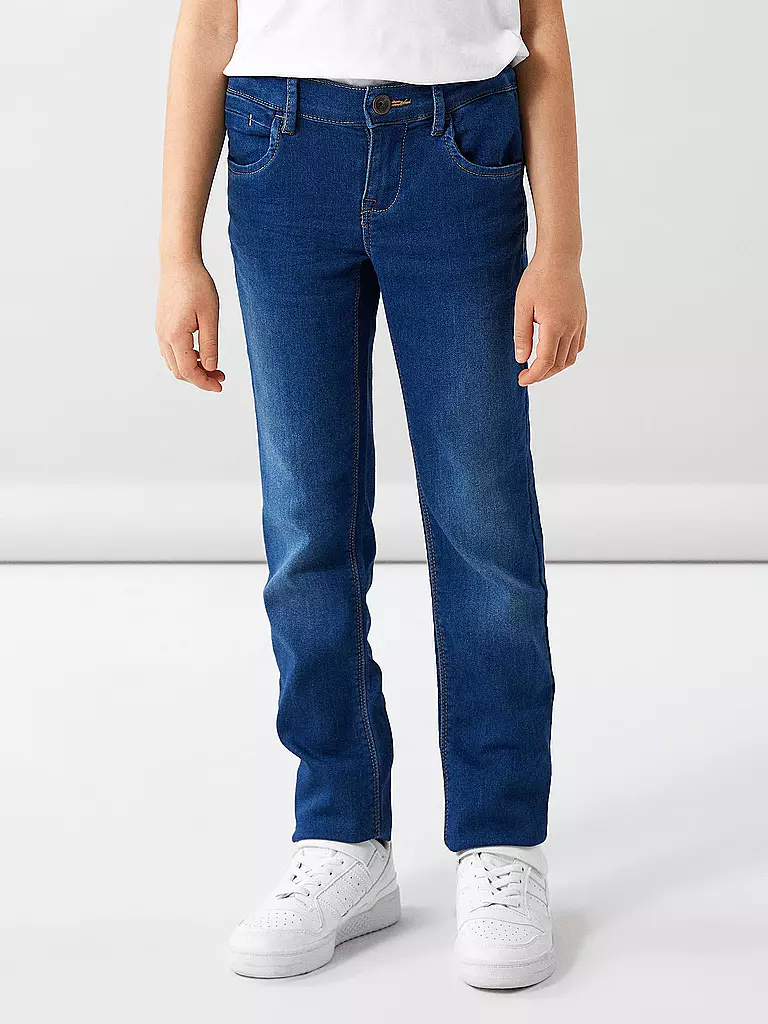 NAME IT | Mädchen Jeans Slim Fit NKFSALLI | Bleu foncé