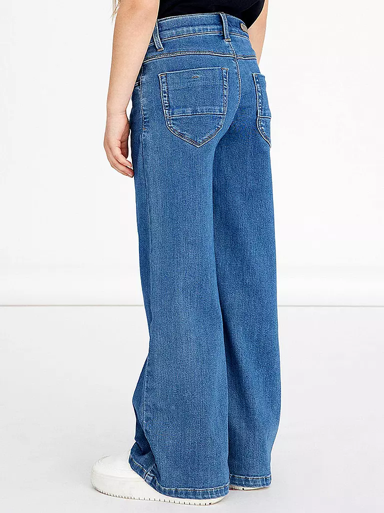 NAME IT | Mädchen Jeans Wide Leg NKFBELLA  | Bleu
