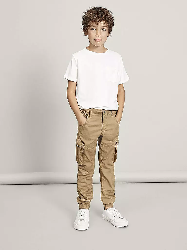 NAME IT | Pantalon en velours côtelé coupe regular garçon NITBAMGO | beige