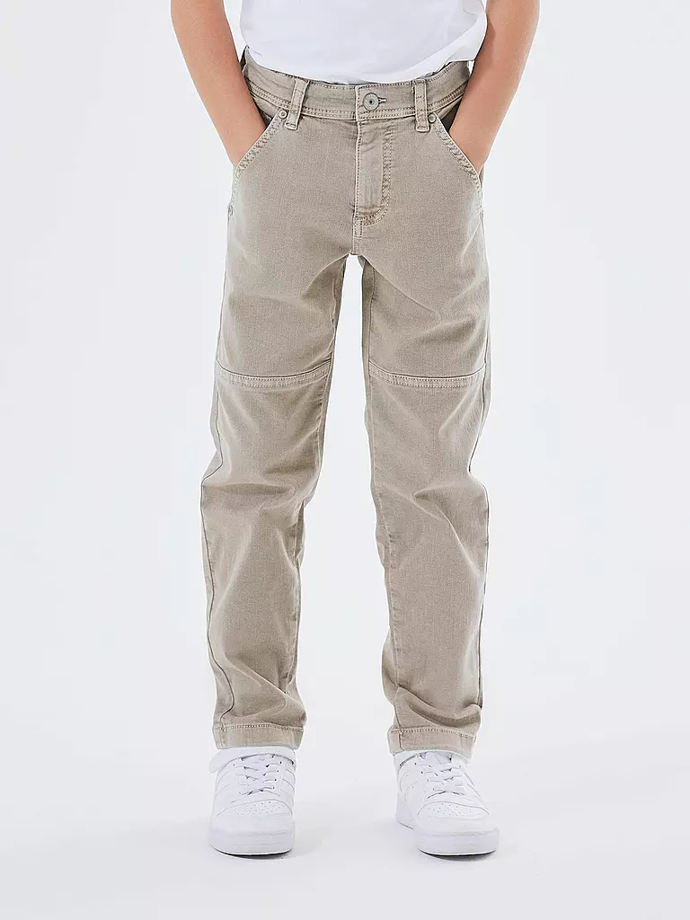 NAME IT | Pantalon garçon coupe fuselée NKMSILAS | beige