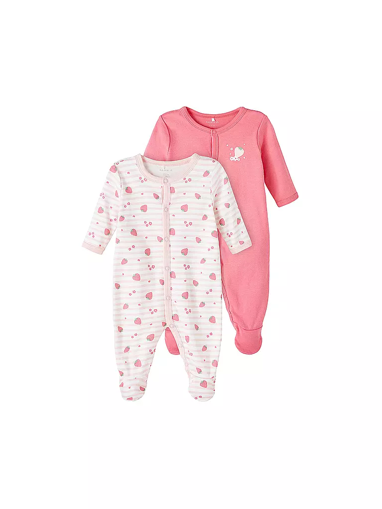 NAME IT | Pyjama bébé dors bien lot de 2 | Rose vif