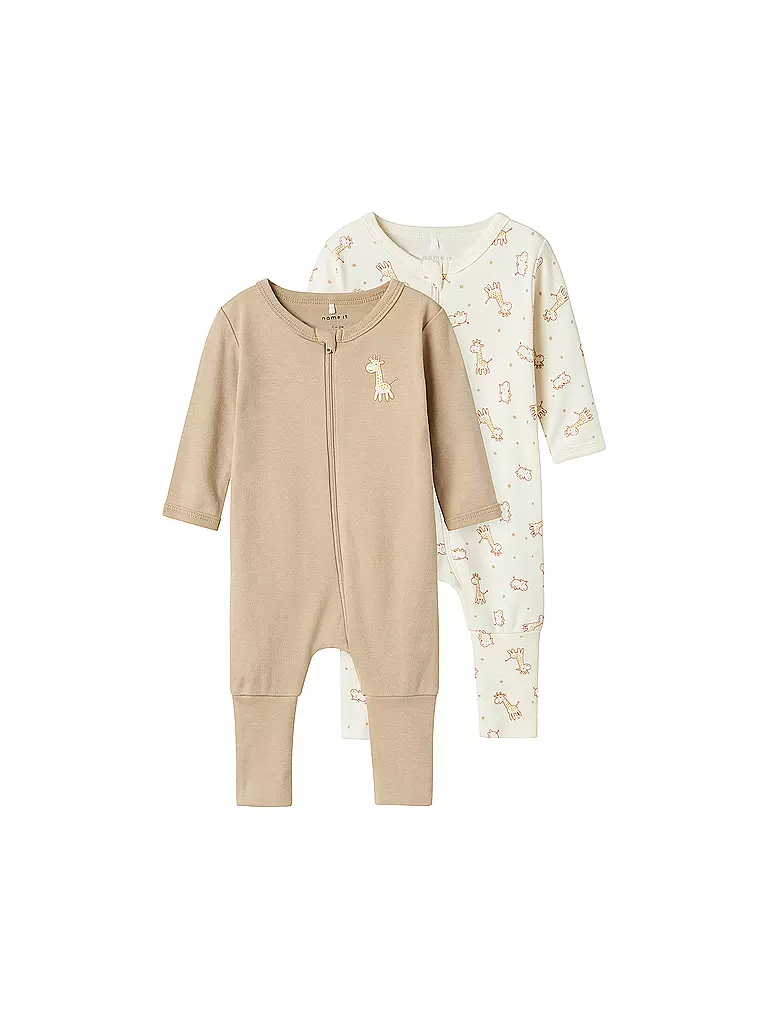 NAME IT | Pyjama bébé NBNNIGHTSUIT lot de 2 | creme