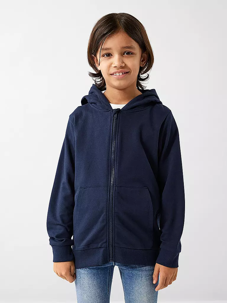 NAME IT | Sweat zippé garçon NKMNESWEAT | blau